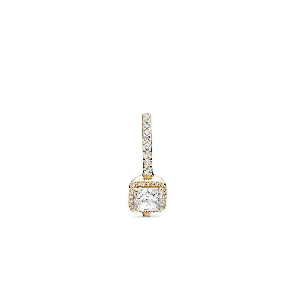 FINAL SALE - Square Sparkle Halo Ring - Image 5