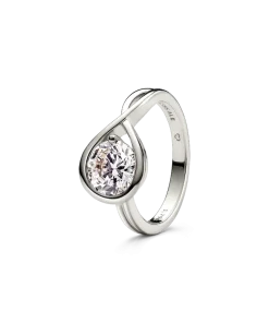 Pandora Infinite 14k White Gold Lab-grown Diamond Ring