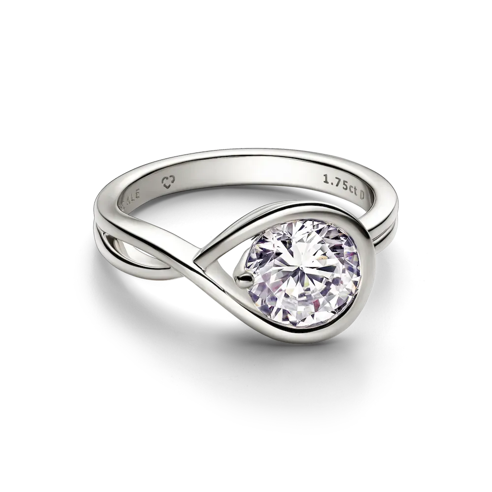 Pandora Infinite 14k White Gold Lab-grown Diamond Ring - Image 4