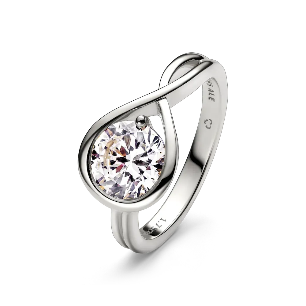 Pandora Infinite 14k White Gold Lab-grown Diamond Ring - Image 5