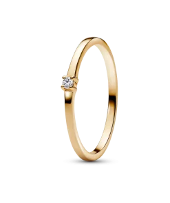Pandora Era 14k Gold Lab-grown Diamond Single Stone Ring