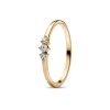 Pandora Era 14k Gold Lab-grown Diamond Triple Stone Ring