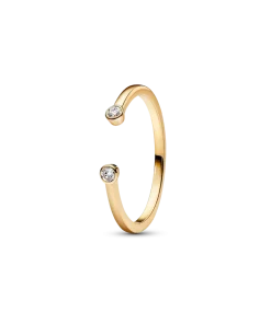 Pandora Era Bezel Lab-Grown Diamond Open Ring