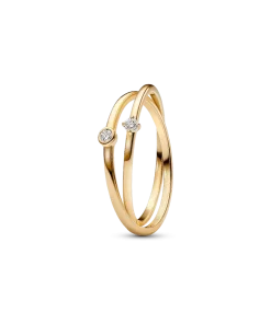 Pandora Era Lab-Grown Diamond Crossover Ring