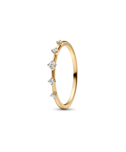 Alternative view of Lab-Grown Diamond Station Earring and Ring Set