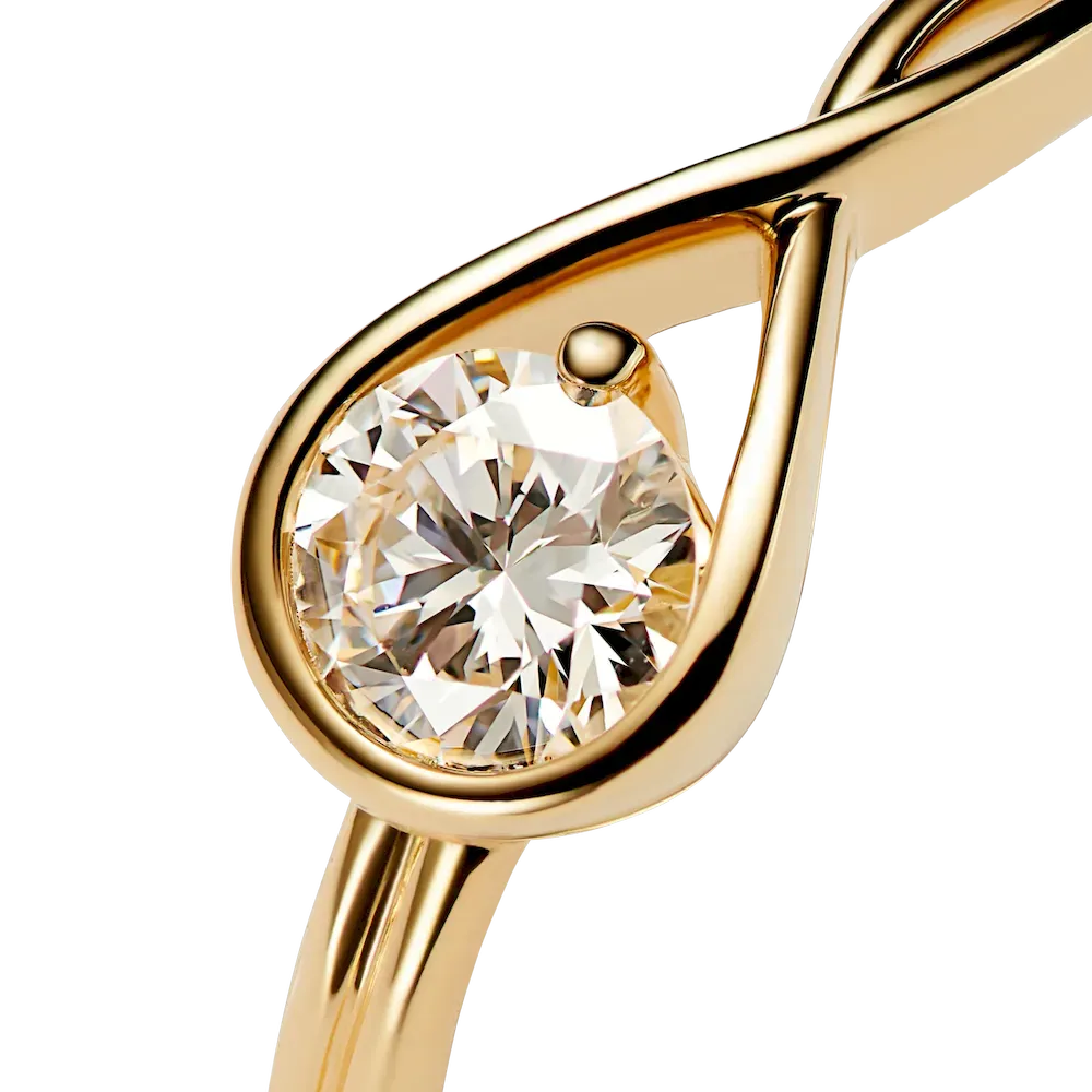 Pandora Infinite 14k Gold Lab-grown Diamond Ring - Image 6