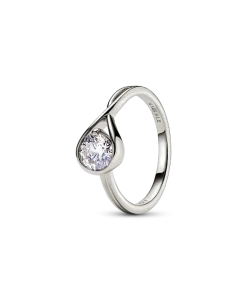 FINAL SALE - Pandora Infinite 14k White Gold Lab-grown Diamond Ring