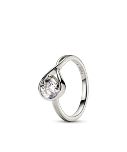 Pandora Infinite 14k White Gold Lab-grown Diamond Ring