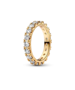 Sparkling Row Eternity Ring