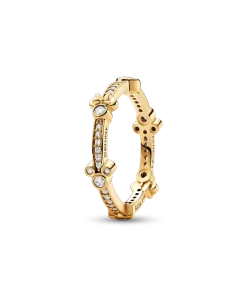 Disney Mickey Mouse & Minnie Mouse Sparkling Eternity Ring