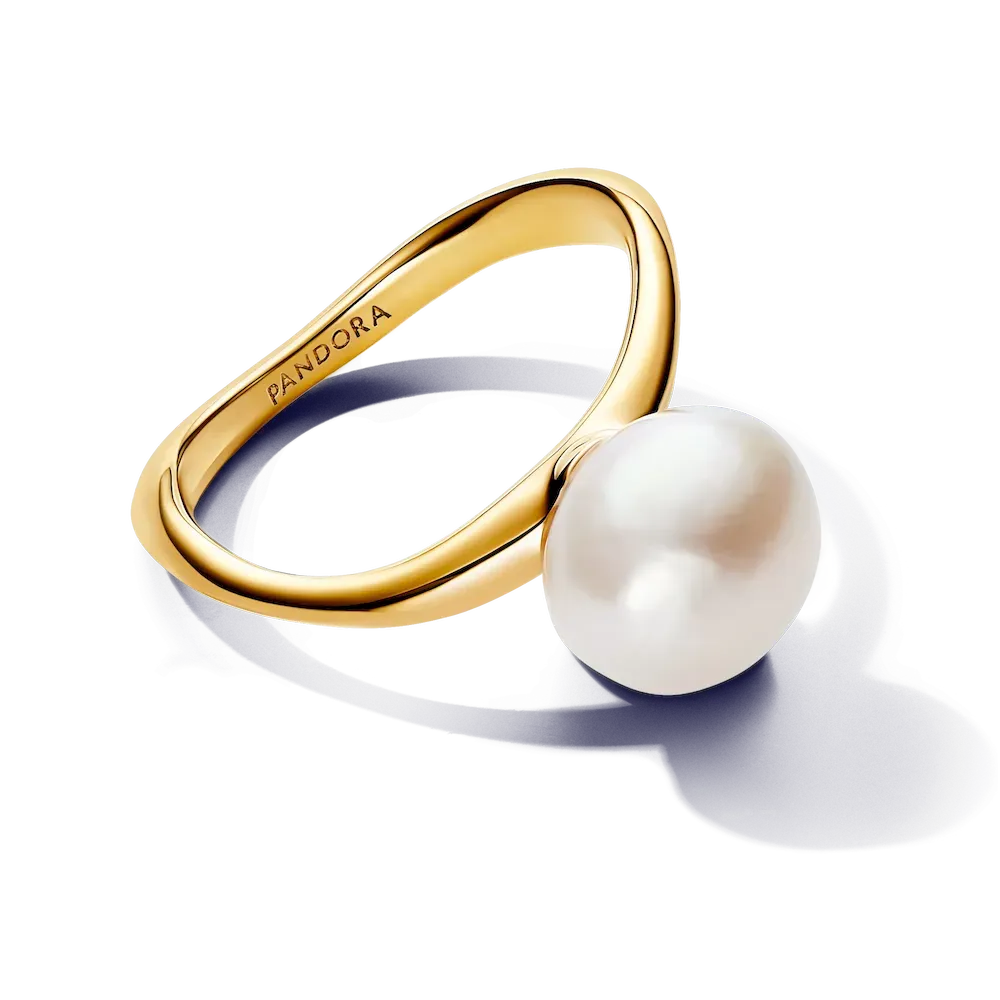 Baroque Treated Freshwater Cultured Pearl Ring - Image 6