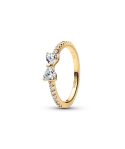 Sparkling Clear Bow Ring