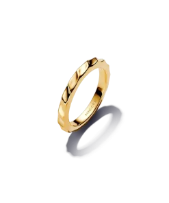 Two-Tone Ripple Effect Ring Set