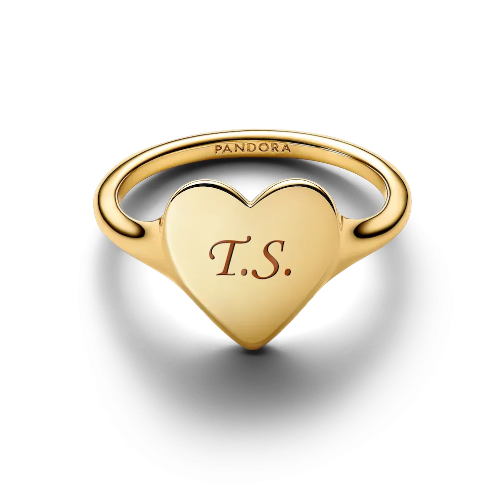 Engravable Heart Ring - Image 5
