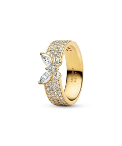 Sparkling Butterfly Bold Ring