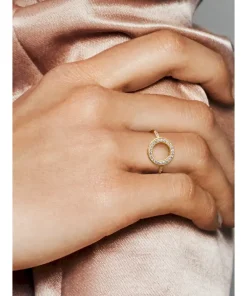 Alternative view of FINAL SALE - Sparkling Halo Ring