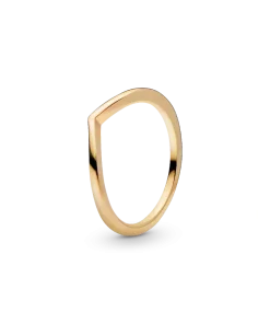 Polished Wishbone Ring