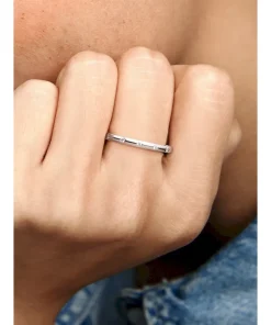 Alternative view of FINAL SALE - Simple Sparkling Band Ring