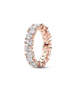 Alternating Sparkling Band Ring