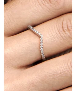 Alternative view of Sparkling Wishbone Ring