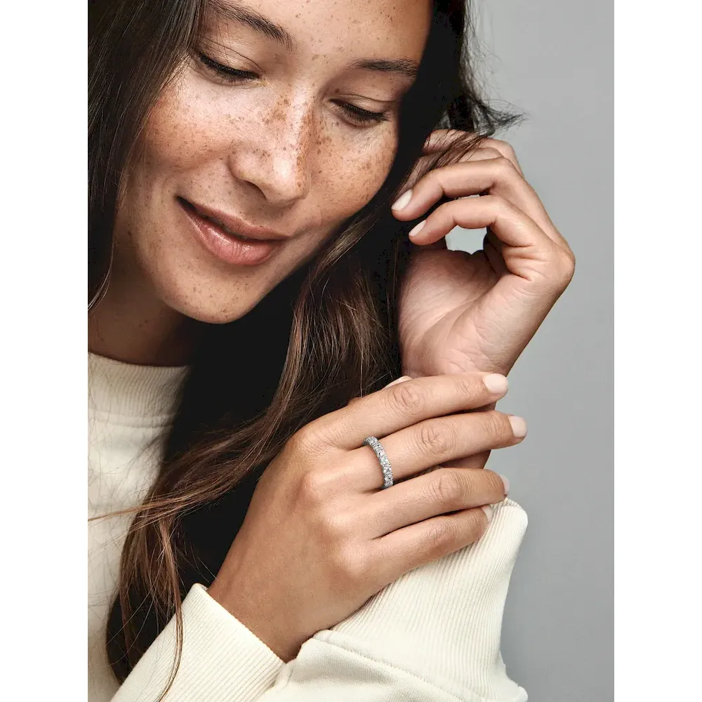 Light As Air Solitaire Stacking Ring Set - Image 9