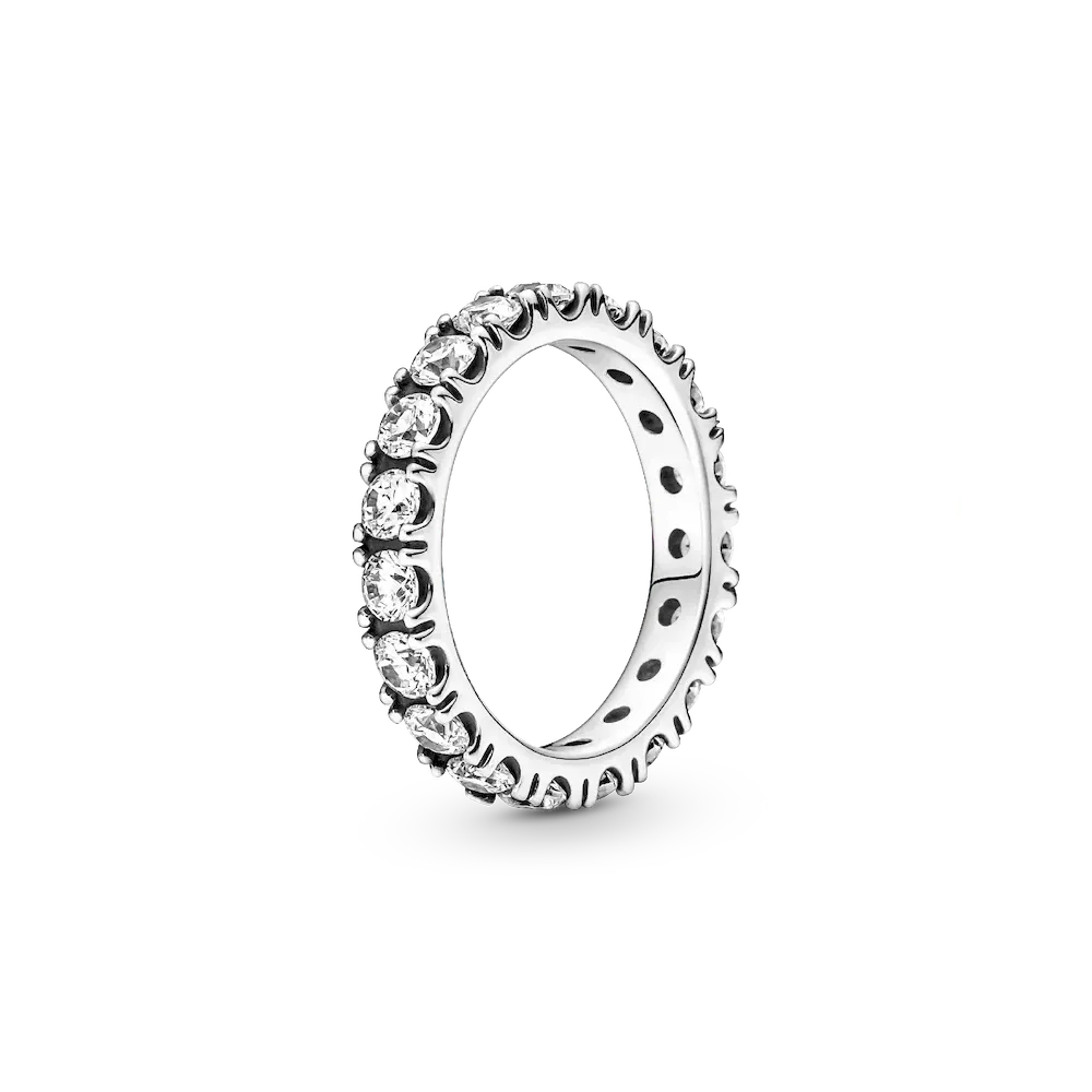 Light As Air Solitaire Stacking Ring Set - Image 3