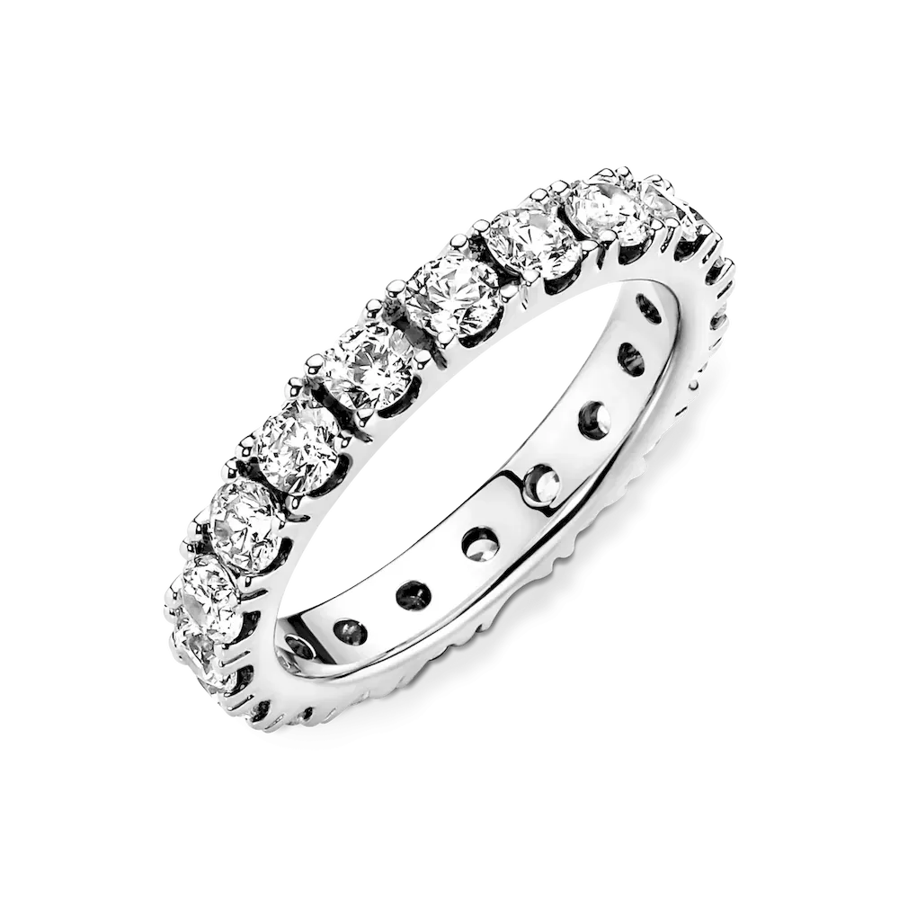 Light As Air Solitaire Stacking Ring Set - Image 14