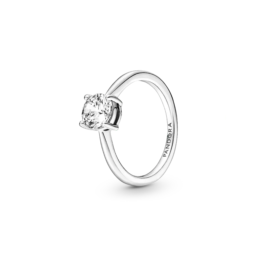 Light As Air Solitaire Stacking Ring Set - Image 2