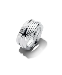 Alternative view of Two-Tone Twists & Turns Ring Set