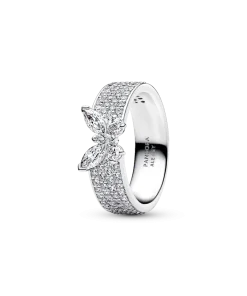Sparkling Butterfly Bold Ring