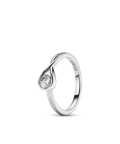 Pandora Infinite Sterling Silver Lab-grown Diamond Ring