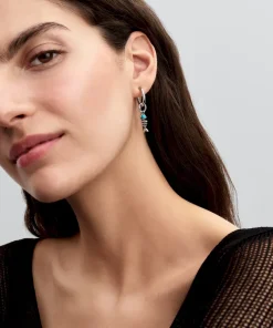 Alternative view of Turquoise-colored Fishbone Dangle Charm