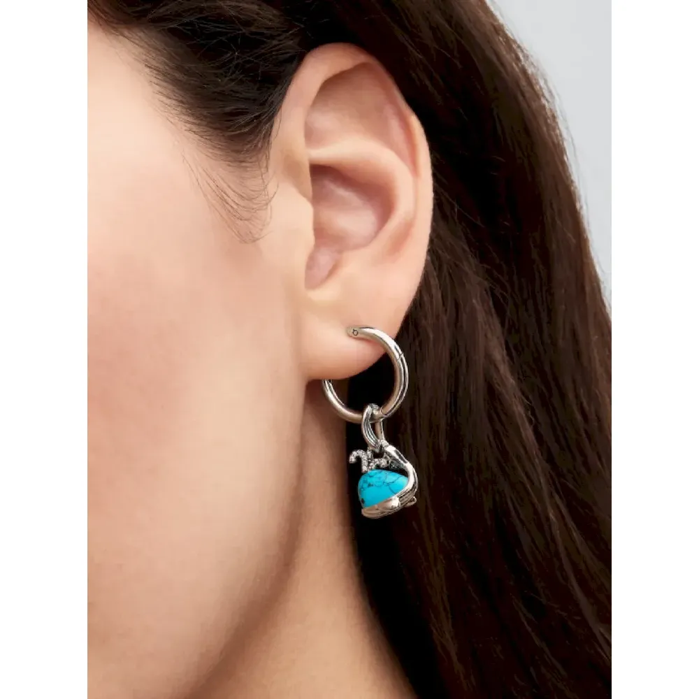 Turquoise-colored Whale Dangle Charm - Image 2