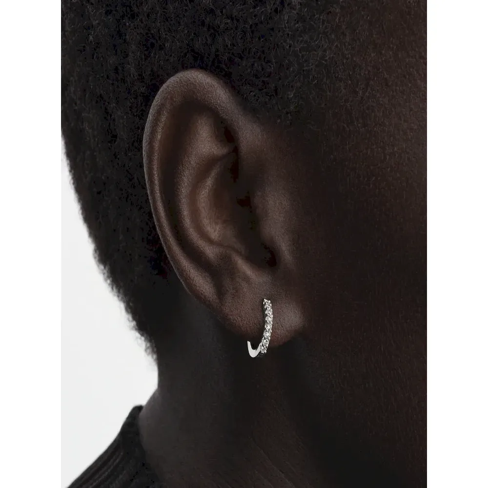 Pandora Era Lab-Grown Diamond Pavé Hoop Earrings - Image 3