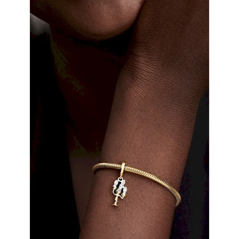 Disney Beauty and the Beast Lumiere Dangle Charm - Image 2