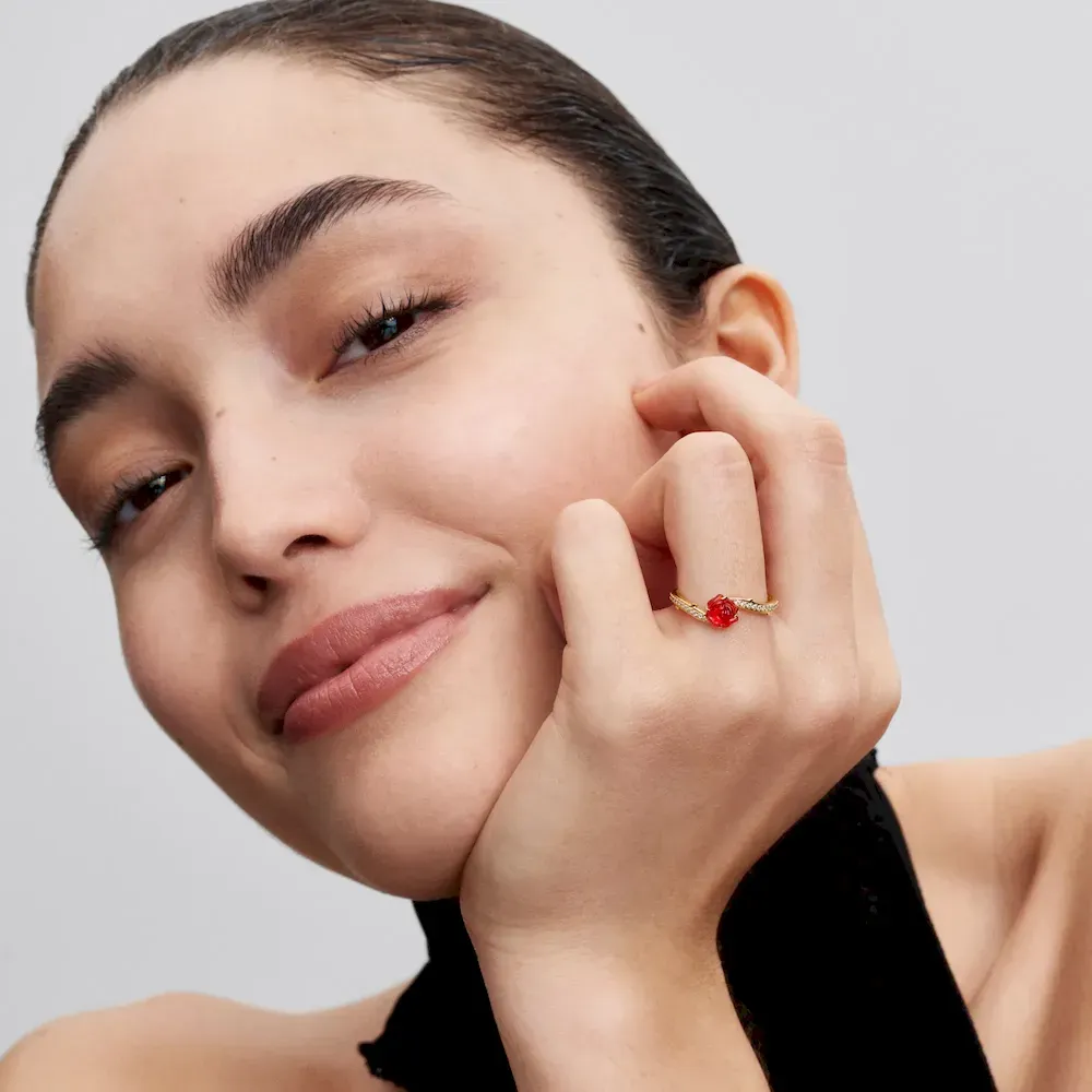 Disney Beauty and the Beast Enchanted Rose Ring - Image 4