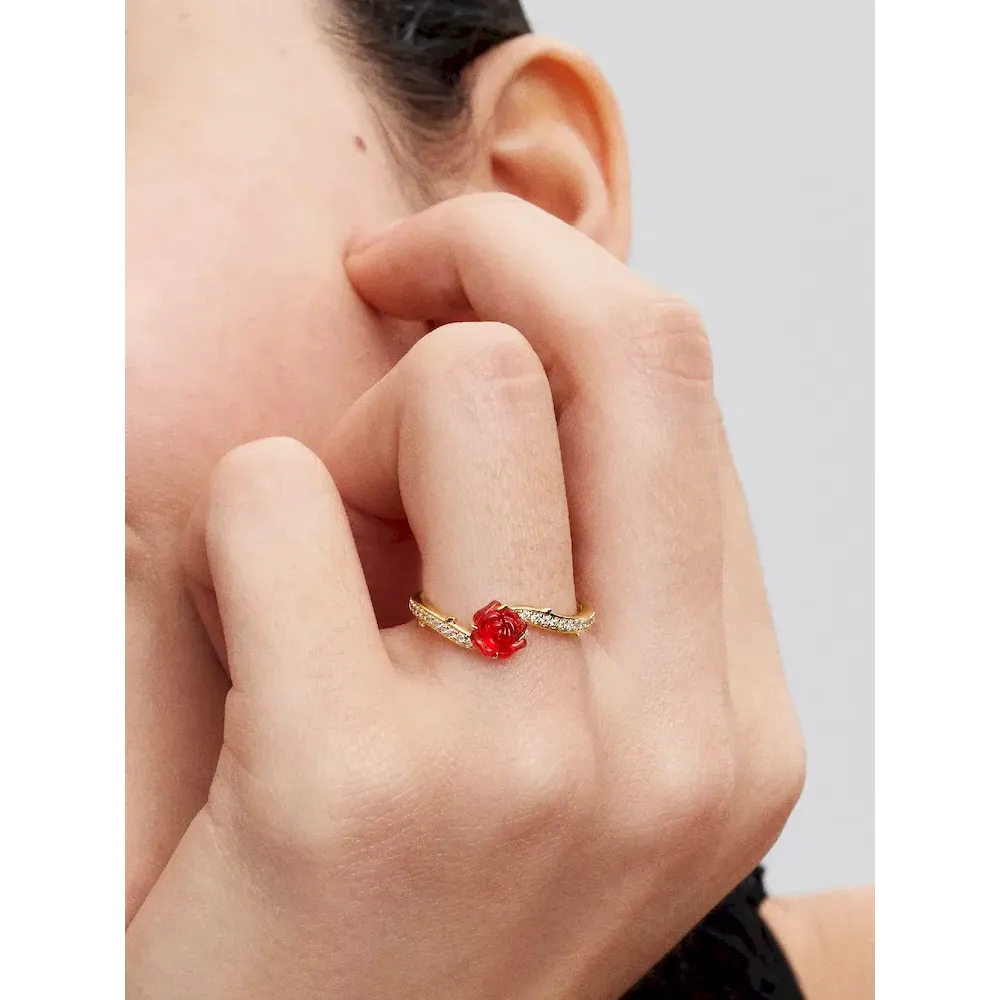 Disney Beauty and the Beast Enchanted Rose Ring - Image 2