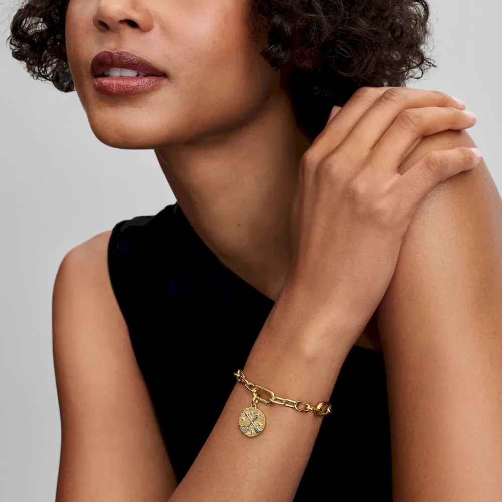 Crossing Arrows Medallion Charm - Image 3