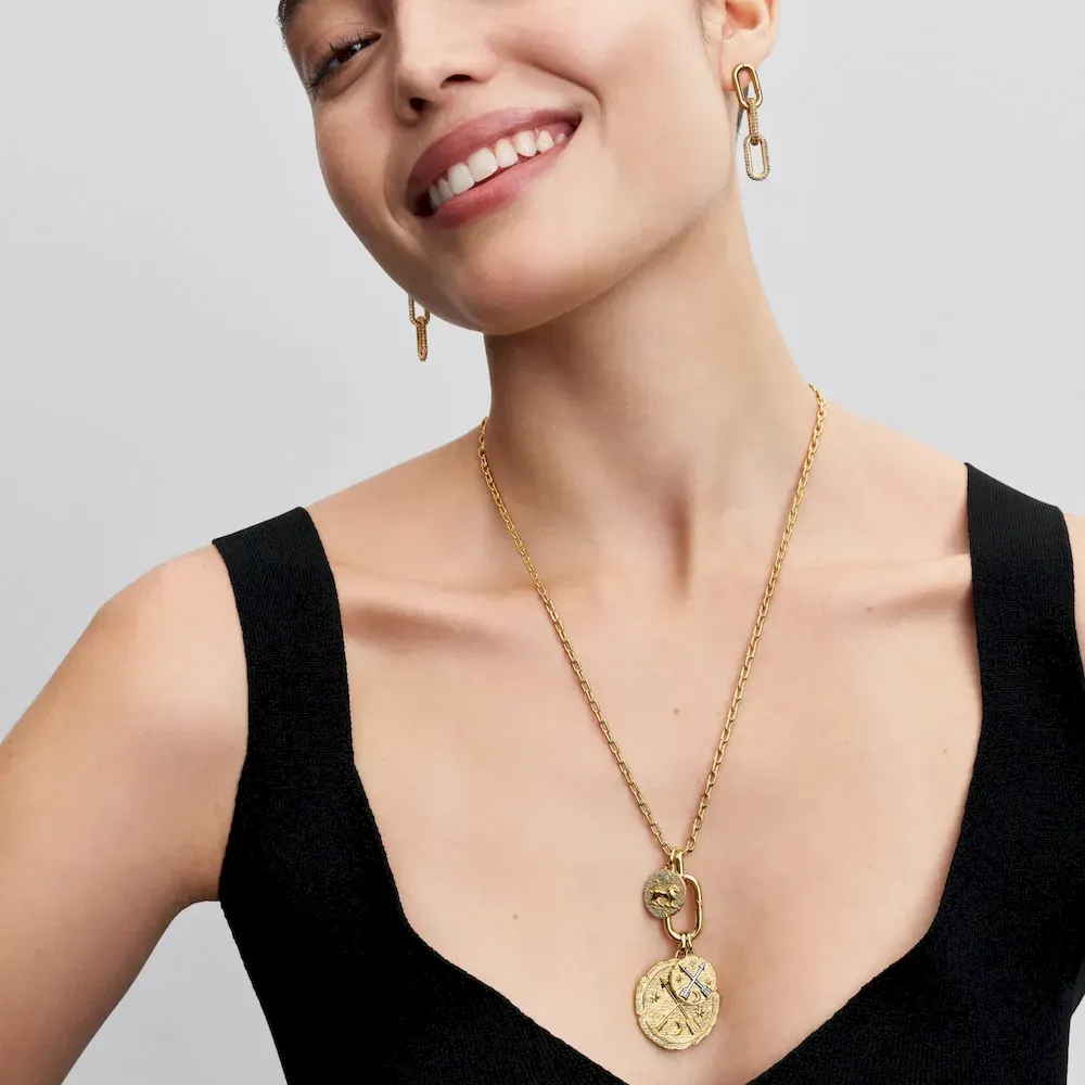 Crossing Arrows Medallion Charm - Image 4