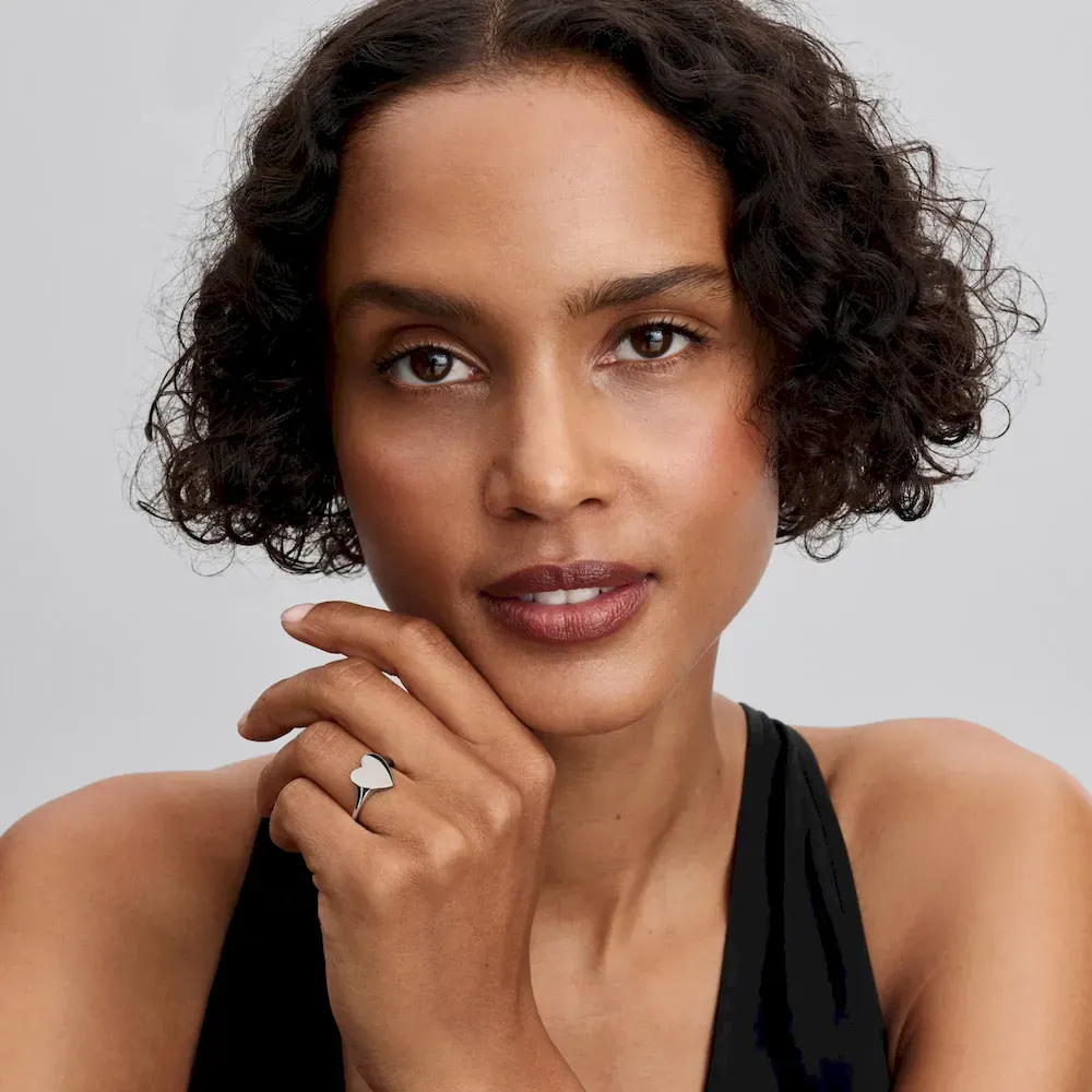 Engravable Love Notes Heart Ring Set - Image 11