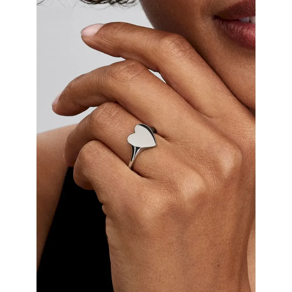 Engravable Love Notes Heart Ring Set - Image 10