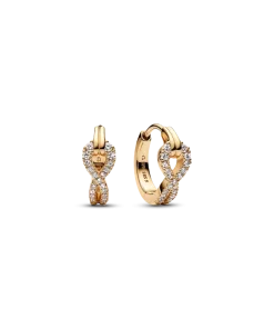 Pandora Infinite Lab-grown Diamond Pavé Hoop Earrings