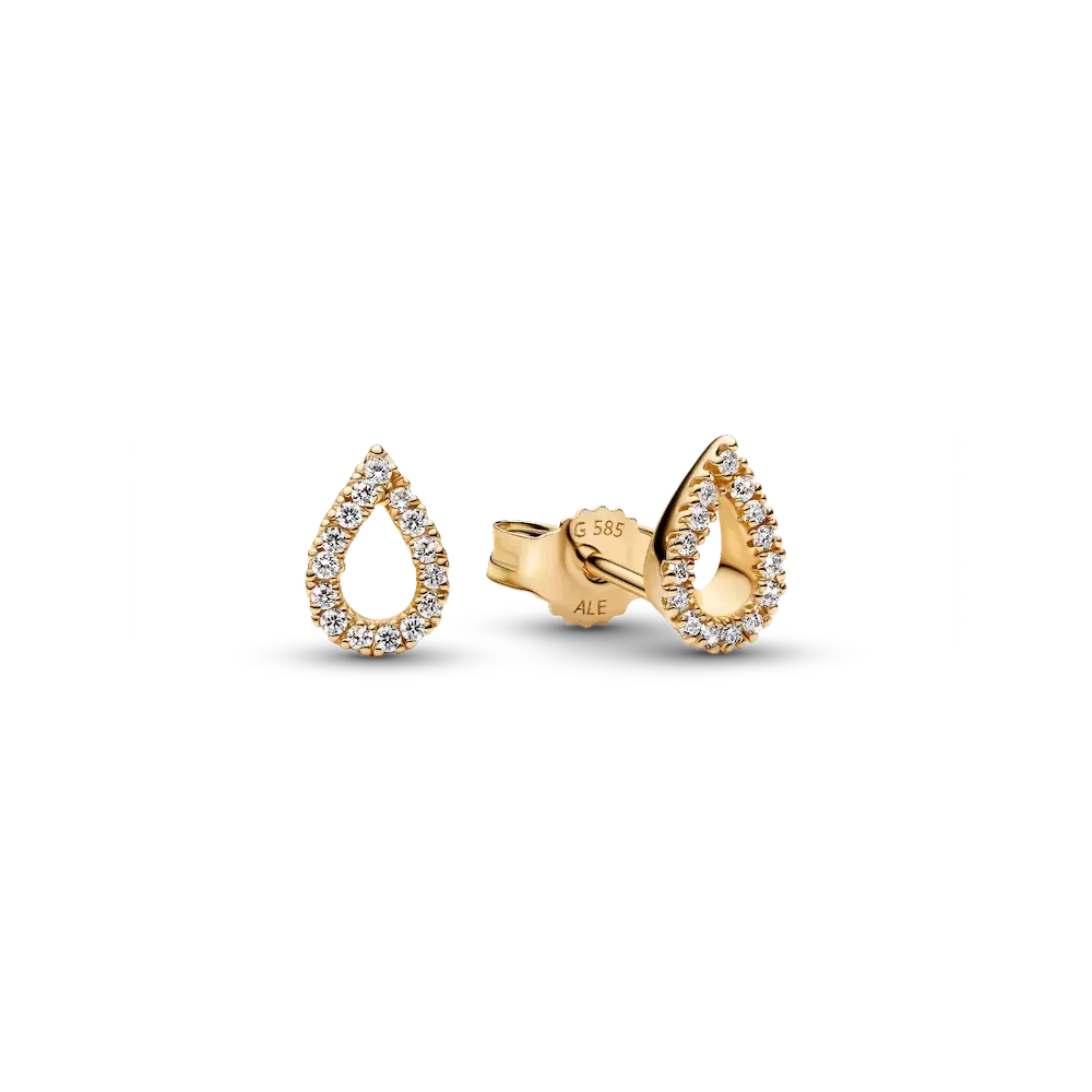 Pandora Infinite Lab-grown Diamond Pavé Stud Earrings