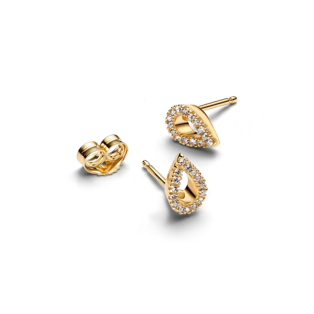 Pandora Infinite Lab-grown Diamond Pavé Stud Earrings - Image 6