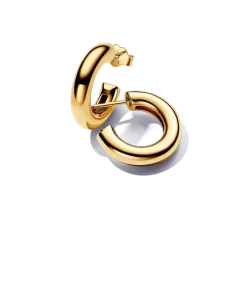 Round Open Hoop Earrings