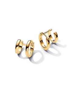 Double Huggie Hoop Earrings