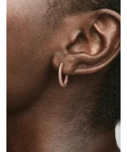 Alternative view of Sparkle and Hearts Hoop Earrings