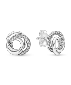 Family Always Encircled Stud Earrings