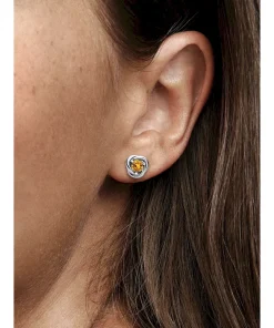 Alternative view of November Honey Eternity Circle Stud Earrings