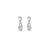 Pandora Infinite Sterling Silver Lab-grown Diamond Drop Earrings